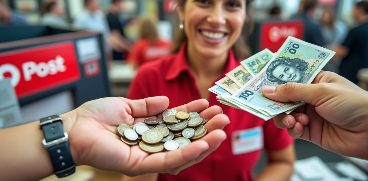 découvrez comment échanger vos pièces de monnaie contre des billets à la poste. suivez notre guide pratique pour comprendre les étapes à suivre, les frais éventuels et les astuces pour un échange réussi.